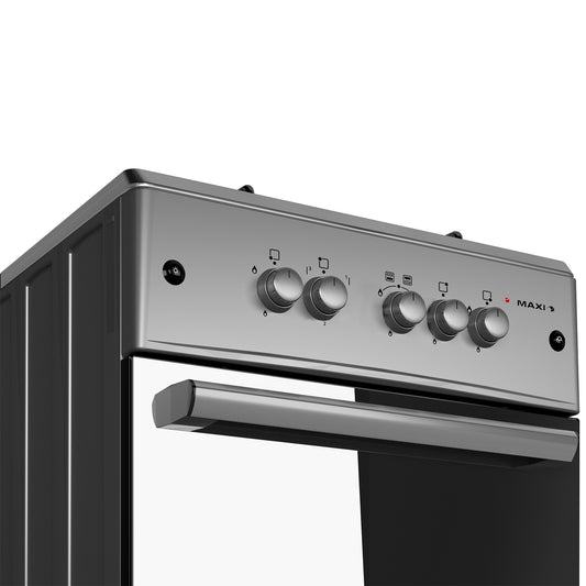 MAXI STANDING GAS COOKER 60X60 3+1 INOX(F6B31G2)