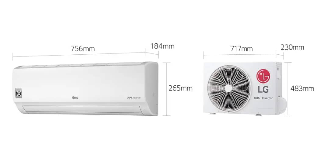 LG Dual Inverter Wall Mounted AC - 2.0HP